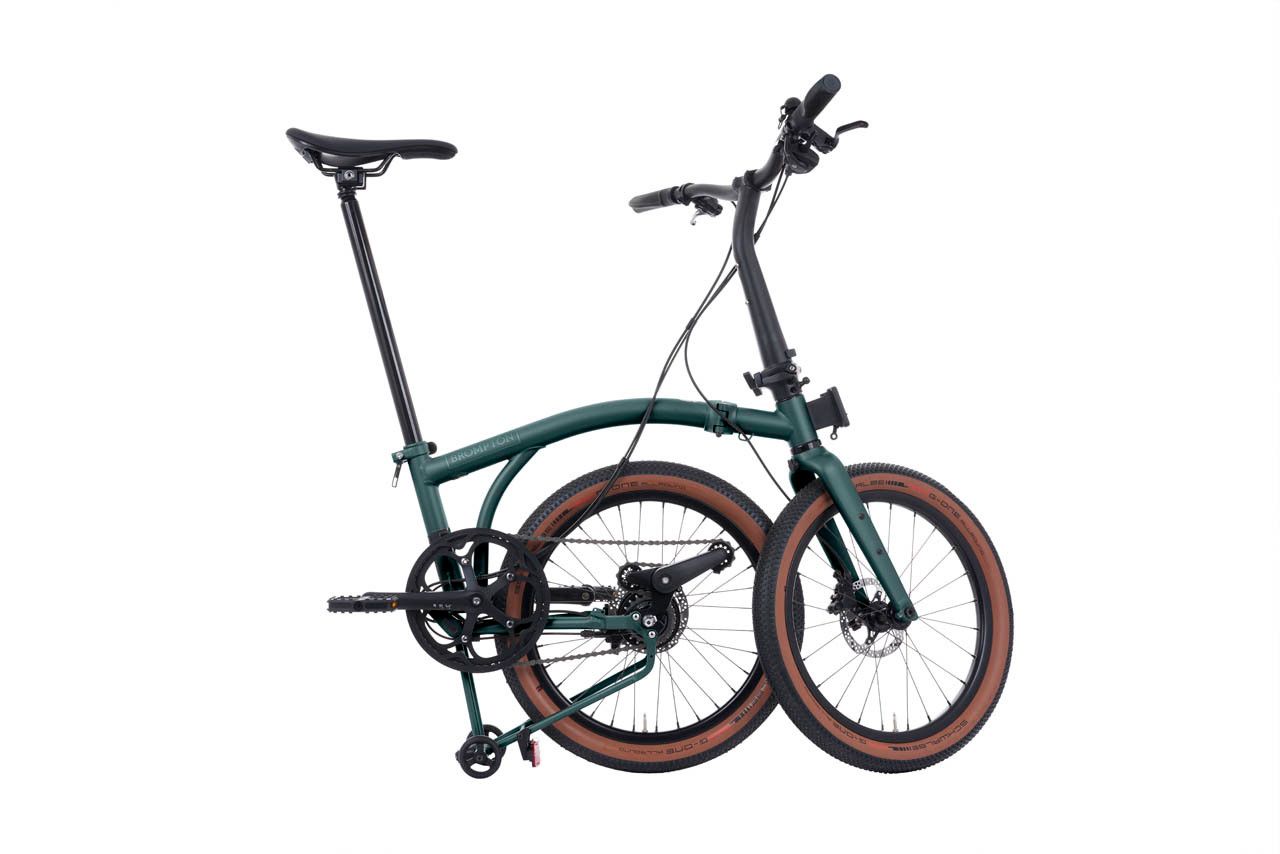 Bicicleta plegable Brompton G Line 8 Speed color Forest Green
