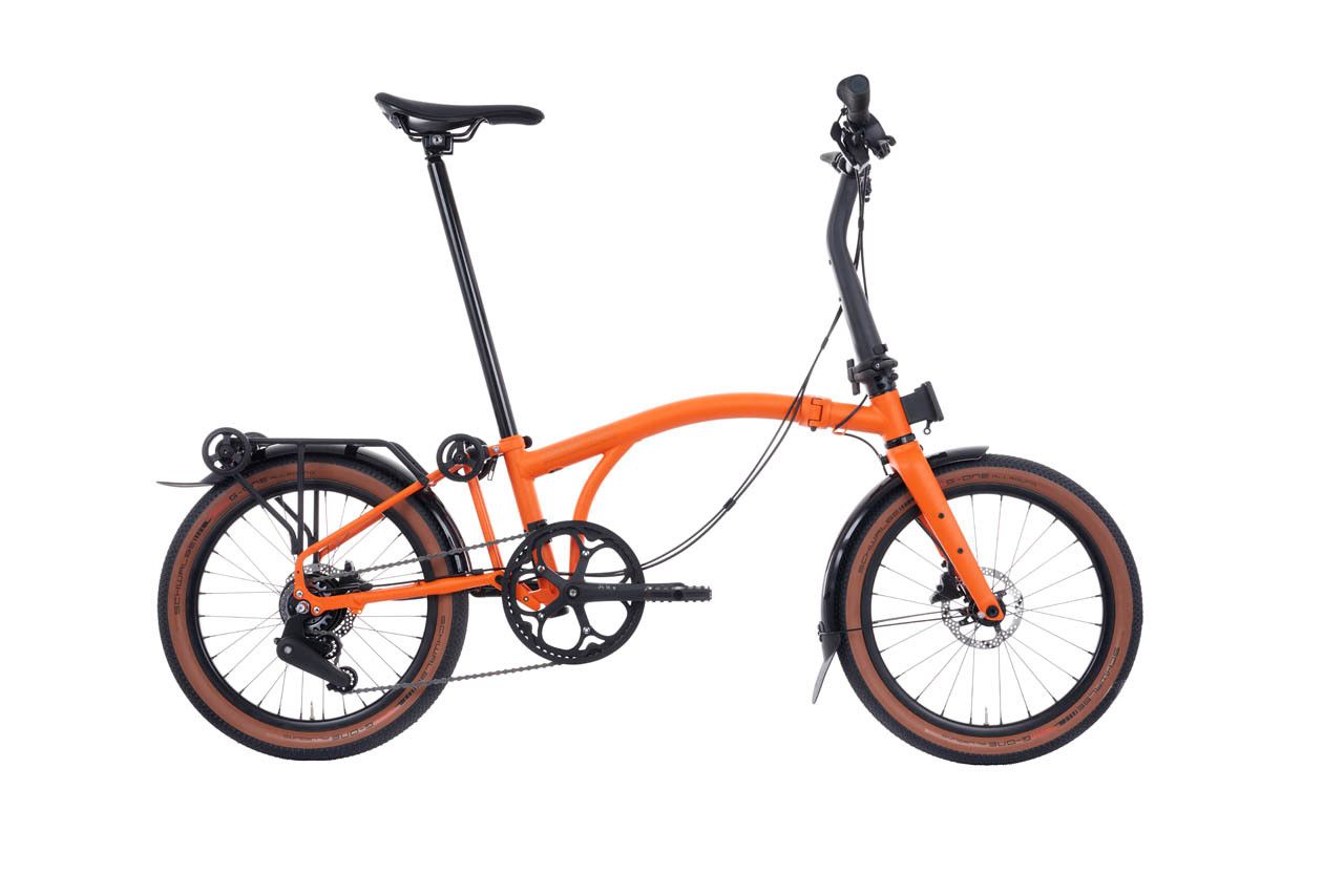 Bicicleta plegable Brompton G Line 8 Speed color Adventure Orange